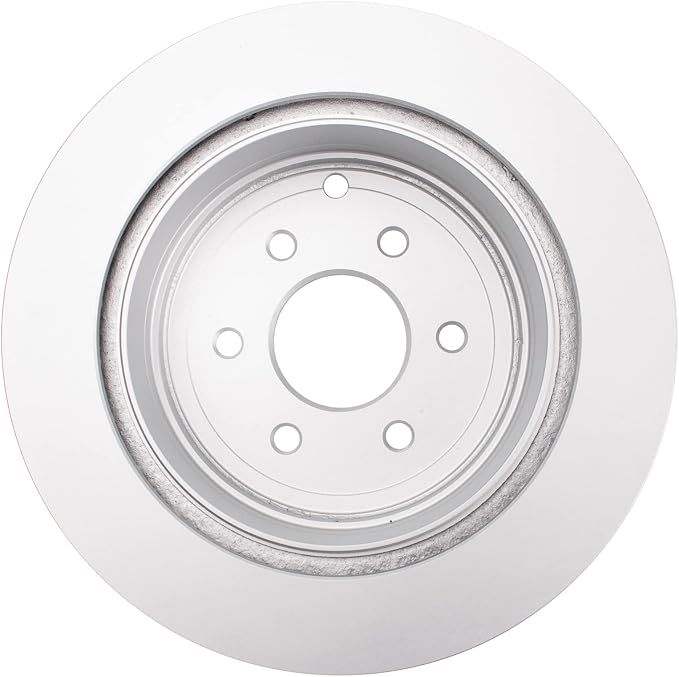 TRQ Rear Brake Rotor Set G Coated Vented Compatible with 2005-2012 Nissan Pathfinder