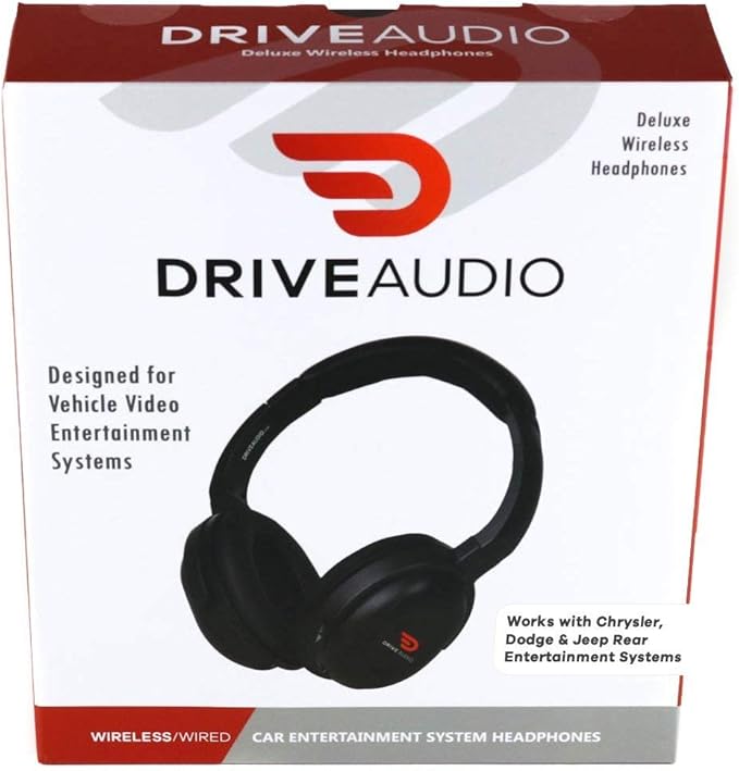 Headphone Compatible with Dodge & Chrysler uConnect VES Car OEM Video Systems Headset fits Town and Country Grand Caravan Durango Journey Ram Commander Grand Cherokee Patriot Wrangler