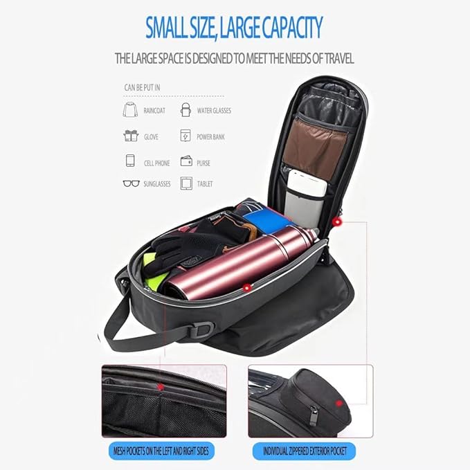 ZSTONG For Himalayan450 himalayan 450 452 2024 2025 Motorcycle fuel tank navigation pack is waterproof