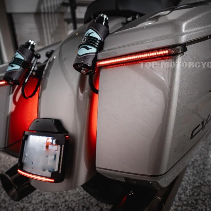 Saddlebag Sequential Light Turn Running Brake Taillight for Harley 2023.5-2025 Road Glide FLTRX,CVO Road Glide ST FLTRXSTSE,CVO Street Glide FLTRXSE FLHX FLHXU 2024 2025