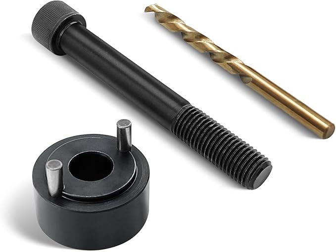 Crankshaft Damper Drill Pinning Fixture Tool Kit Compatible with LS1 LS2 LS3 LT1 LQ4 LQ9 LSX LSA 5.3L 6.0L
