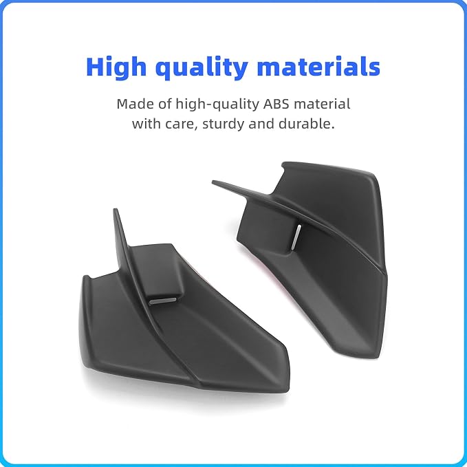 Motorcycle Winglets Wind Deflector Fairing Kits for Kawasaki Ninja ZX-4RR ZX-4R ZX-25R 2019-2024 Winds Spoiler Trim Exterior Adhesive Accessories (Forged Color)