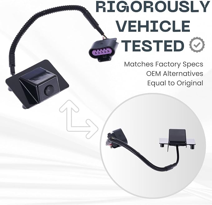 Backup Camera for 2007-2013 Cadillac Escalade Chevrolet Suburban Tahoe GMC | Tailgate Backup Camera Fits Yukon Rear View Reverse Parking Assist Monitor Sensor OE 15173619 GM1960104 590-076