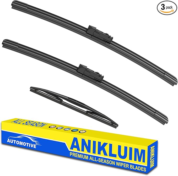 ANIKLUIM® 26"+18" Wiper Blades with 16" Rear Wiper Blade Set Replacement for 2020-2024 Subaru Outback Windshield Wipers Original Factory Quality (Pack of 3)