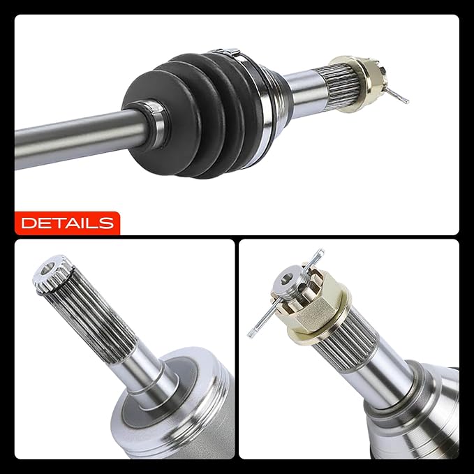 A-Premium Pair (2) Front Left and Right Side CV Axle Shaft Assembly Compatible with Can-Am Defender HD5 2017-2021, Defender (Max) HD8/HD9/HD10, Fits Standard 4x4 Models Only # 705401801, 705401802