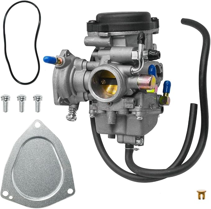Carburetor Fit for Suzuki Quadrunner 250 LTF250 LTF-250 2X4 LTF250F 4x4 2000 2001 2002 With Fuel Petcock 13200-20B00 13200-20B01