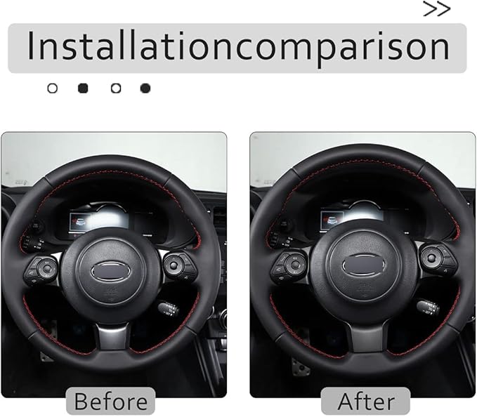 CHEAYAR Fit for Toyota 86 GT86 2022 and Subaru BRZ Steering Wheel Button Cover, Panel Protection Frame Trim, Car Decoration Trim (Matt black)