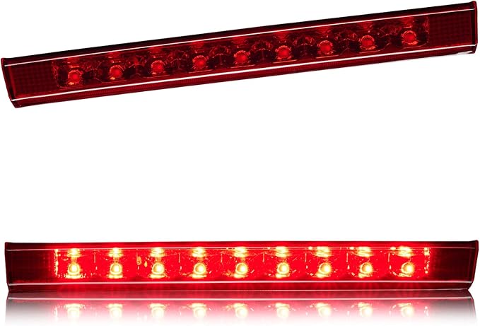 Third 3rd Brake Light LED for 2013-2018 Toyota Rav4, High Mount Rear Brake Lights Assembly for 2010-2019 Lexus GX460, Waterproof Center Cab Lamp Stop Light (Red)