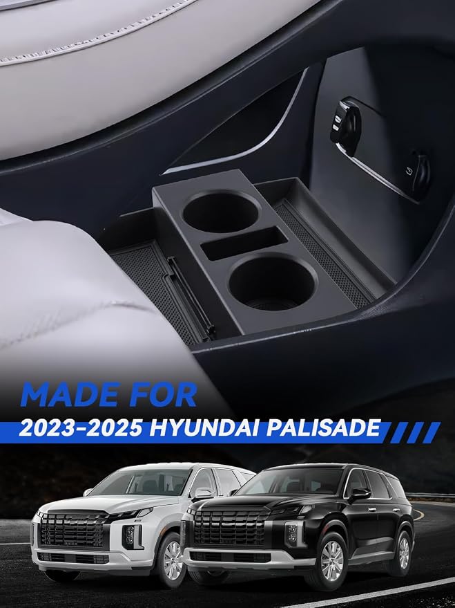 for Palisade Center Console Organizer 2020-2024 2025 Hyundai Palisade SE/SEL/XRT/Limited/Calligraphy Accessories Armrest Tray Middle Storage Box Insert Container