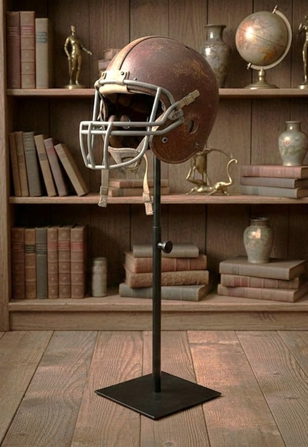 Decorative Mask Display Stand, Adjustable Height Artifact Metal Hat and Helmet Display Stand for Hats, Helmets, Masks, Wigs, Artifacts and other items.