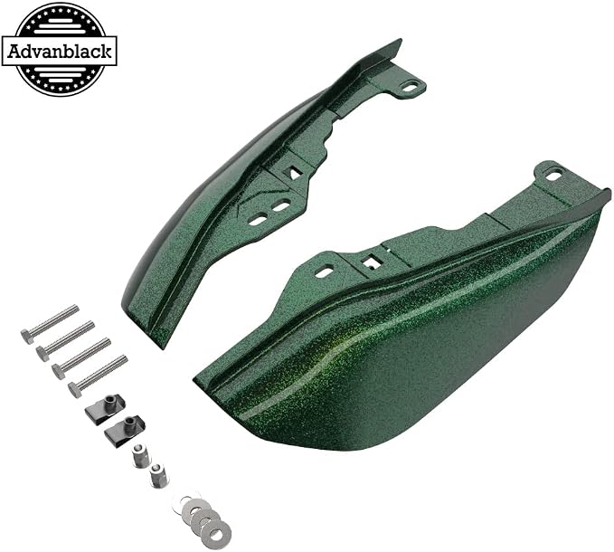 Advanblack 2024 RG Mid Frame Air Deflectors Compatible for Harley Touring Street Glide, Road King, Electra Glide, 2009-2025(Hard Candy Chameleon)