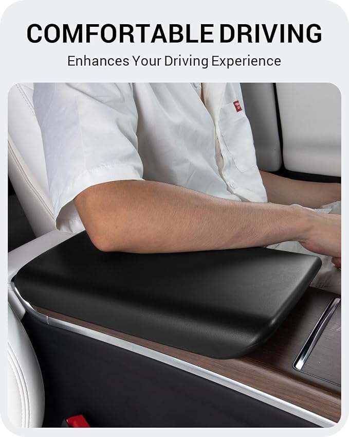 BASENOR 2022-2025 Tesla Model S Model X Center Console Organizer and Center Console Cover