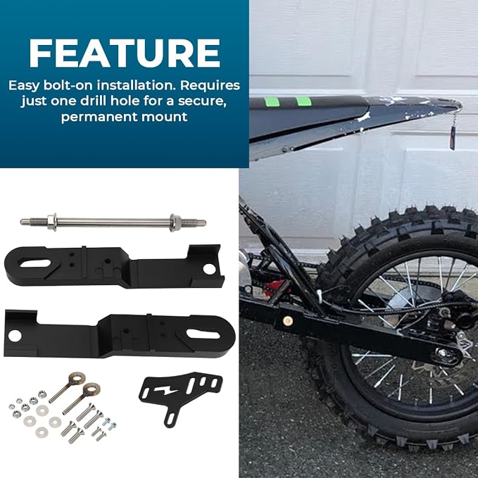 Swing Arm Extension Kit for Razor MX650 SX500 MX500, 3''-4'' Widening Axle Extension
