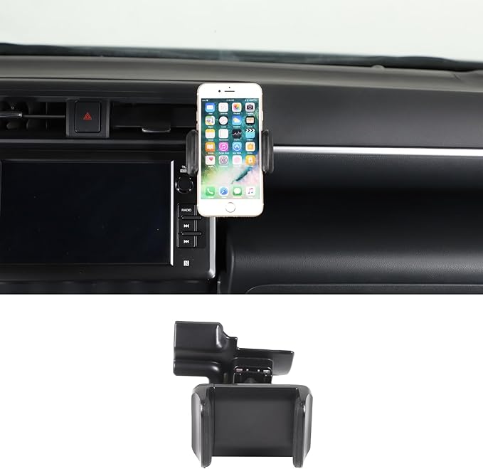 HAPPYHORSE Car Phone Mount Compatible with Toyot@ 86/Subaru BRZ 2022-2024 Car Central Control Right Side Mobile Phone Bracket Phone Holder Phone Mount with Self-Adhesive Base Accessories (Type A)