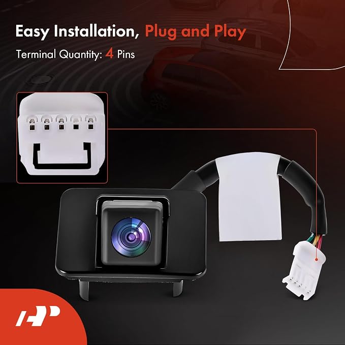 A-Premium Rear View Backup Camera Compatible with Mazda | Parking Camera for 2017 2018 2019 3 - Replace# B61T67RC0