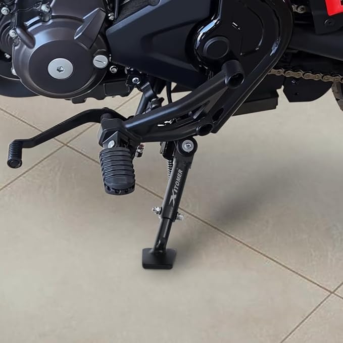 Xitomer 0-2'' Adjustable Kickstand Fit for Rebel CMX300 2017-2025, CMX500 ABS 2019-2026, Rebel 500 ABS SE 2021-2026, Rebel 300 E-Clutch 2026, Rebel 300 ABS 2019-2024 Motorcycle Adjustable Side Stand