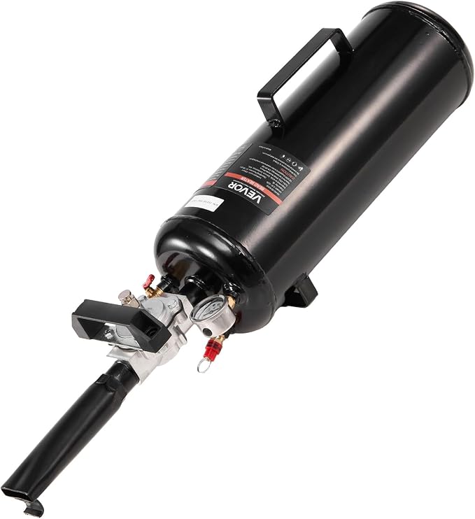 VEVOR Portable Tire Bead Seater, 2.1 Gal / 8 L Air Bead Blaster, Handheld Tire Inflator Tool, 87-116 PSI Operating Pressure, Trigger Seating Inflator for Car, Compact SUV, Light Truck, E-Bike, RV, ATV