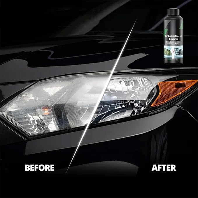 Headlight Cleaner, Head Light Restoration Spray, Headlight Cleaner and Restorer Kit (1Pcs)
