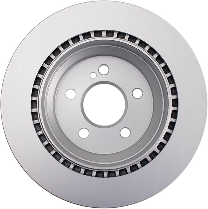TRQ Rear Brake Rotors Set Vented Premium G-Coated Compatible with 2006 Mercedes-Benz CLS500 2003-2006 E320 2006-2016 E350 E500 2007-2009 E550 2010-2015 GLK350