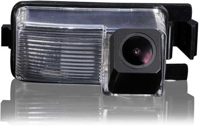 HD IP68 1280Pixels 170° License Plate Light Rear View Reversing Parking Camera Compatible with Nissan Tiida Hatchback/Livina/Skyline R35 GTR/250GT/Fairlady 350Z/370Z/CUBE GT-R Leaf Sentra Versa/Geniss