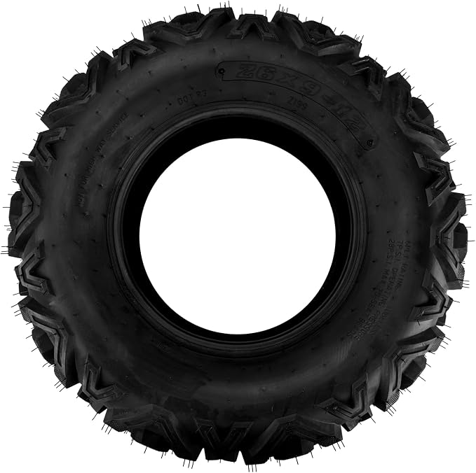 2 Pack 26x9-12 ATV UTV Tire, Torchbeam 26x9-12 All Terrain Tires 6 PR, Z-199