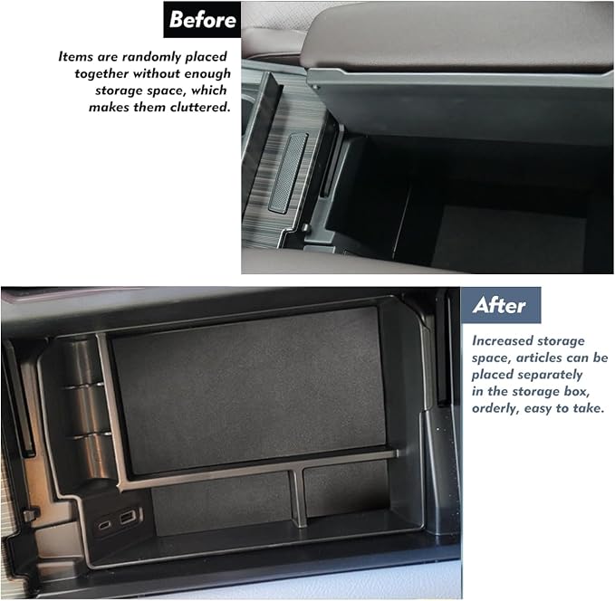 （3PCS） Center Console Organizer for 2021-2024 2025 Sienna Center Console Tray Armrest Box Secondary Storage Center Console Tray 2025 Sienna Accessories