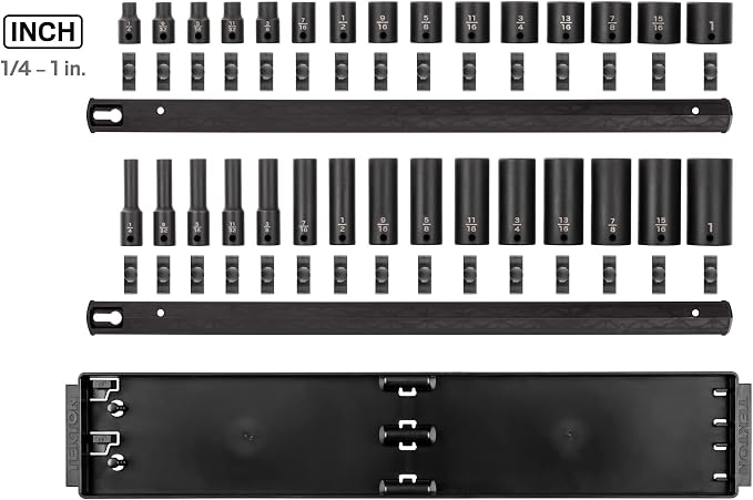 TEKTON 3/8 Inch Impact Socket Set, 30-Piece | SID91210