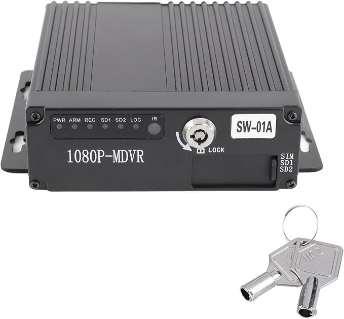 Car Video Recorder Mobile DVR DVR 4CH Car Mobile DVR Mini Car Mobile DVR 4CH Video Audio Recorder Input with Remote Controller