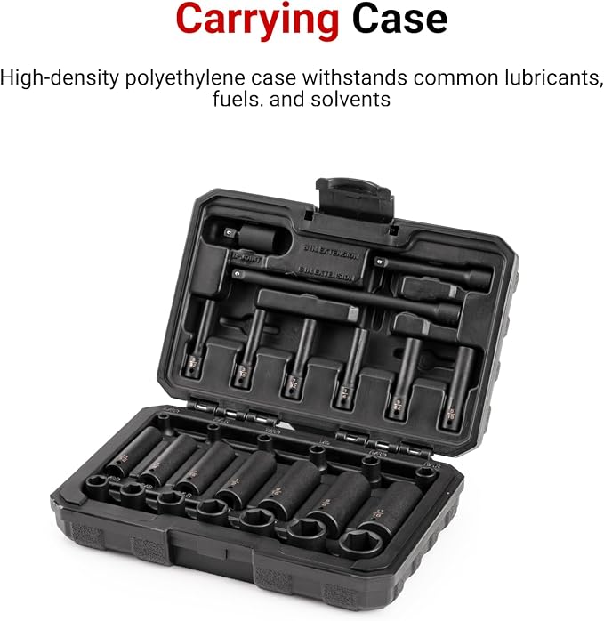 TEKTON 1/4 Inch Drive Impact Socket Set, 29-Piece | SID90401