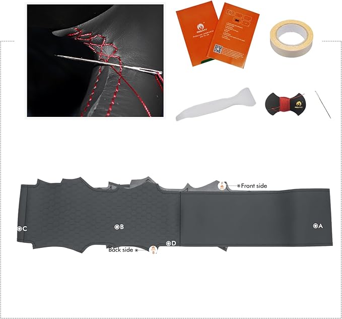 MEWANT Hand Sewn Steering Wheel Cover Wrap for Volvo VNL VNR FM FH 2017-2025 Steering Wheel Accessories for Volvo FM