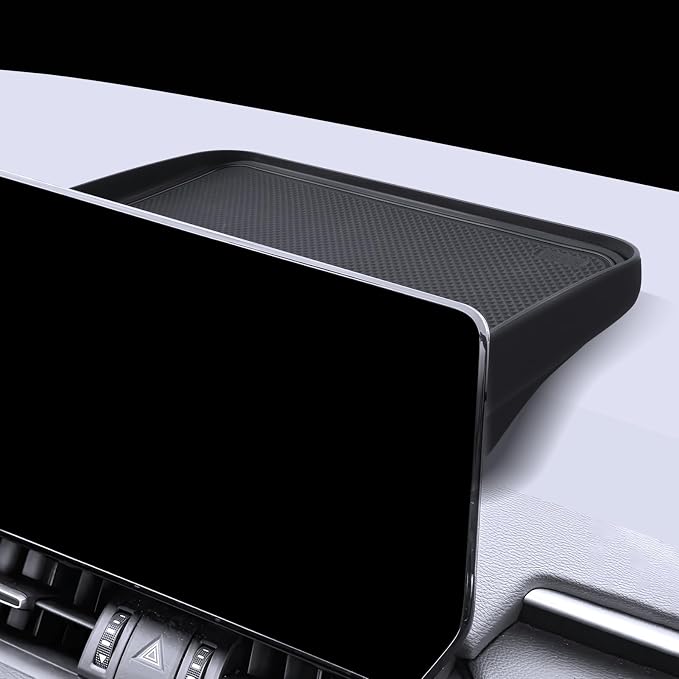 for RAV4 Dashboard Console Organizer 2019-2025 Toyota RAV4 Hybrid LE/XLE/Limited/Adventure/XLE Premium/TRD Off Road Accessories Behind Screen Organizer Storage Box Console Dash Tray