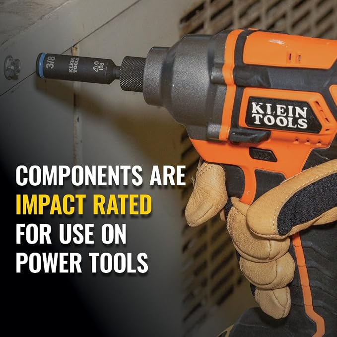 Klein Tools D2000-28 Pliers, Diagonal Cutting Pliers with Angled Head are Heavy-Duty to Cut ACSR & 32500HD Multi-Bit Screwdriver/Nut Driver, Impact Rated 11-in-1 Tool with Phillips