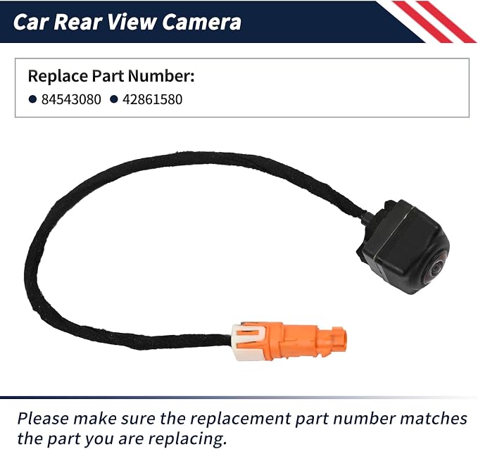 Car Rear View Camera Replace 84543080 42861580 Fit for Chevrolet Malibu 2023 2024 1.5L 4Cyl Reverse Parking Assist│Backup Camera Installation Monitor Systems