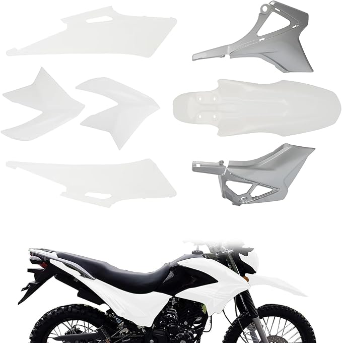 Plastics Kit for Hawk 250,Fairing Body Work Fender Sets with Fuel Tank Guard for Hawk250