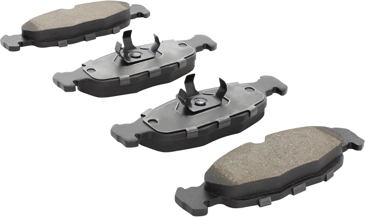 Premium Ceramic Front Brake Pads (1001-0688C) Compatible with Chevrolet Chevy 2010-1994, Chevy Monza 2003, Chevy Pickup 2003-1999