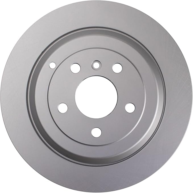 TRQ Rear Brake Rotor Set G Coated Solid Compatible with 2007-2009 Mercedes-Benz ML320 2006-2011 ML350 2010-2011 ML450 2007-2009 R320 2006-2012 R350 2006-2007 R500 2006 ML500