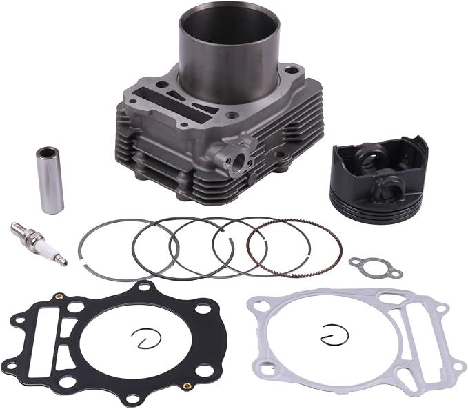Cylinder Piston Gasket Top End Rebuild Kit 3403-238 Compatible with Artic Cat 400 2004-08 375 2002-08 Compatible with Suzuki Eiger 400 2002-07 King Quad 400 2008-22