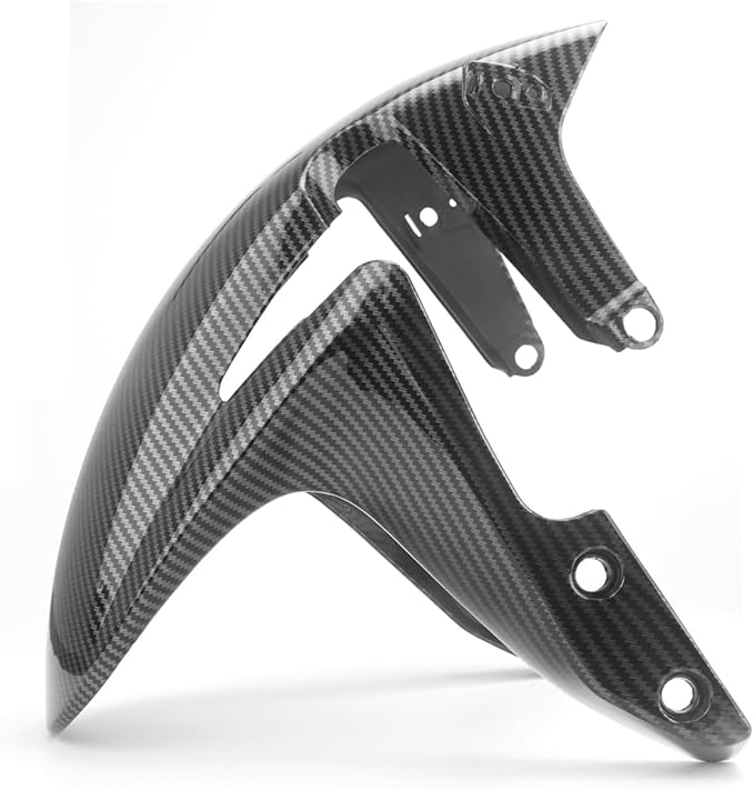 Front Fender, For Honda CBR 600RR 2007-2019, Motorcycle Mudguard Protector Splash Guard Fit Fairings Kit Parts (Carbon Fibre Texture)