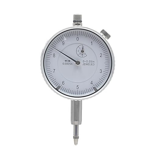 HFS(R) 0-0.05" Dial Indicator Lathe Tool High Precision, 0.05" Measuring Range, 0.0001" Graduation Interval