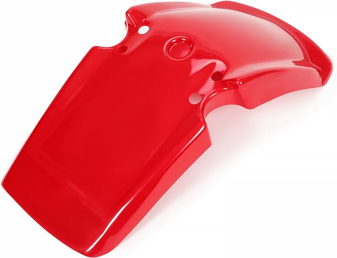 ALMULOO Front Fender Plastic ABS Red Compatible with 1983-1985 Honda ATC200X Three‑Wheeler
