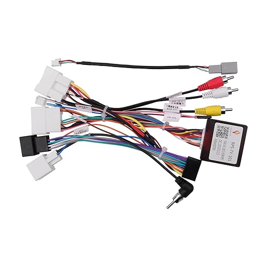 16PIN Car Radio Wiring Harness for Toyota Camry Sienna Corolla Avalon Tacoma 2018+ RAV4 2020, Aftermarket Stereo Wire Harness with CANBUS Adapter Support JBL, Backup Camera, SWC