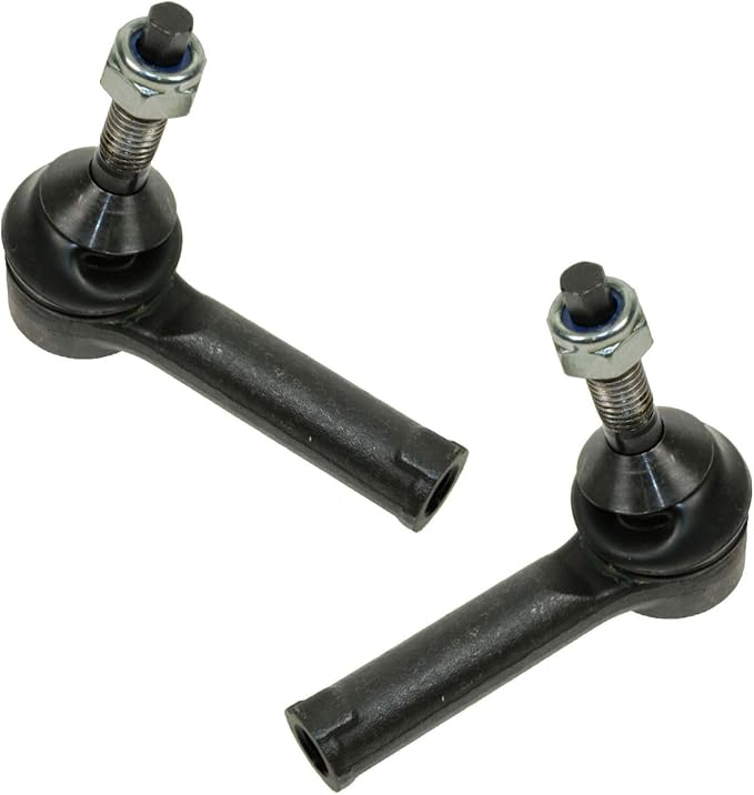 TRQ Outer Left and Right Tie Rod Set 2 Piece Compatible with 05-07 Ford Five Hundred 05-07 Ford Freestyle 05-07 Mercury Montego 08-19 Taurus 09-15 Flex 08-09 Taurus X 09-16 Lincoln MKS