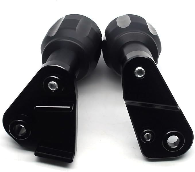 MZS Motorcycle Frame Sliders, Falling Crash Protector Guards No Cut Kits Black Compatible with GSXR 1000 GSXR1000 2017-2025 / GSXR 1000R GSXR1000R 2017-2025