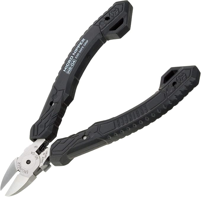 Engineer PS-03 Miniature Needle Nose Pliers + NS-04 Micro Nippers + NZ-05 Chip Cutter Best Mini pliers sets for any type of electronics repairs