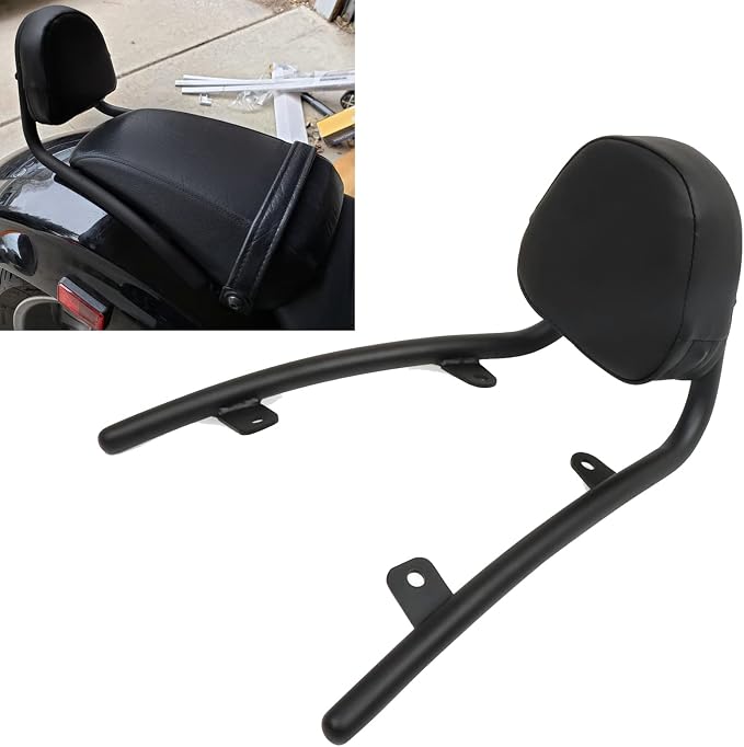 Detachable Backrest Sissy Bar Replacement for Honda Fury VT1300CX VT 1300 CX 2010-2025 Luggage Rack Passenger Backrest