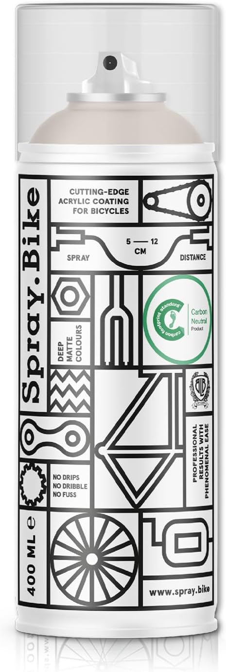 Spray.Bike Spray Paint | Designed Mainly for Bicycles | Multi-Use Acrylic Spray Paint for Metal, Plastic | High Coverage Bike Paint, 400ml, Marylebone