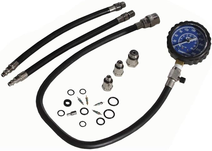 OTC 5606 Compression Tester Kit - Ideal Kit for Compression Testing on Gasoline Engines, Including Domestic/Import Cars, Trucks, Suvs, and Vans, Motorcycles, ATVs/UTVs, Watercraft, and Small Engine