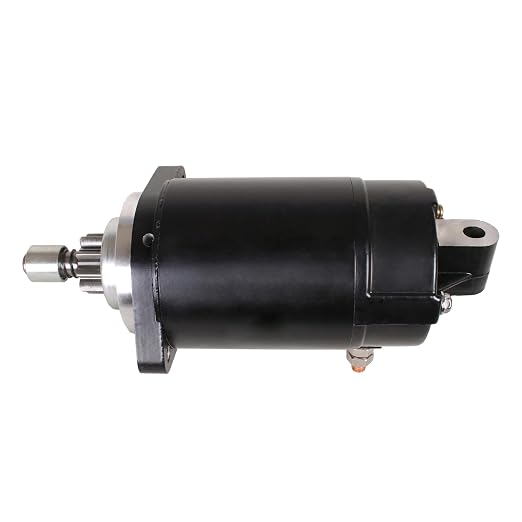 SouthMarine Outboard Engine 6E5-81800-10 6E5-81800-11 12 Starter Motor for Yamaha 115HP-200HP, 50-825095 for Mercury 40HP-50HP, S114-323A/B/C S114-323CN for Hitachi, fit Sierra 18-6413, fit Arco 3426