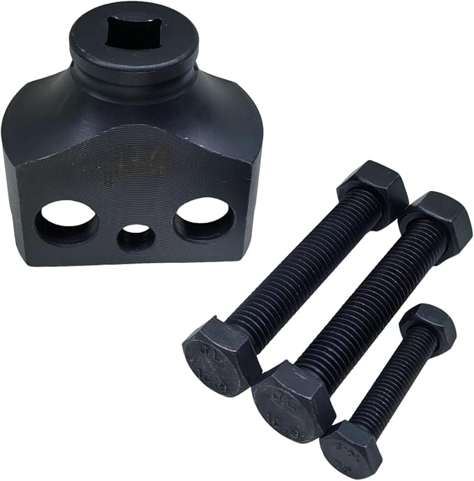 1/2" Square Drive Anchor Driver Adapter Tool - Forged 42CR-MO Alloy Steel, Heavy Duty for Mobile Home Anchors & Eye Bolt Applications（Patent pending）