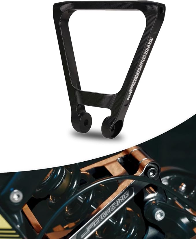 JFG RACING Sur Ron Suspension Triangle Linkage 7075 Al Progressive Link Kit For Sur Ron X/S X160 X260 Electric Dirt Bike EXTREMENIGHT BLACK